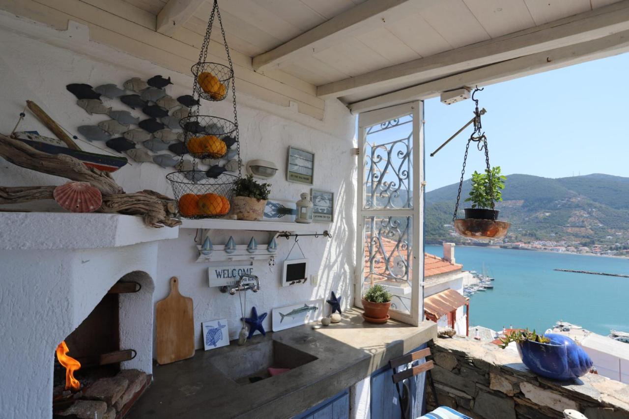 Villea Seaview Apartments Skopelos Buitenkant foto